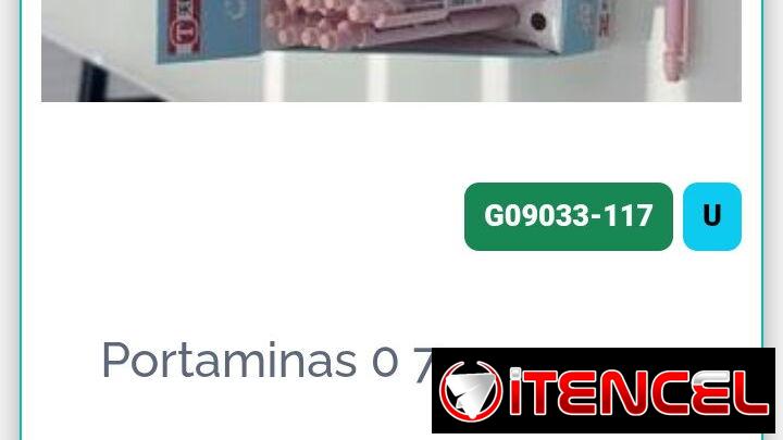 Portaminas 0.17 con gomas