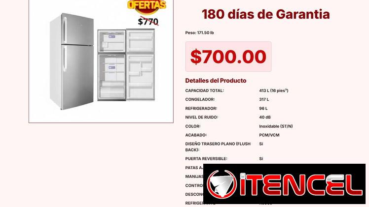 REFRIGERADOR MILEXUS 16 PIES (ML-RF-WD-16CUFT) VPT#-0264