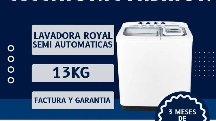 REFRIGERADORES LG DE 7 PIES ,LAVADORAS ROYAL13KG, NEVERAS VENTILADOR, GENERADORES PLANTAS ECOFLOW TELEVISORES