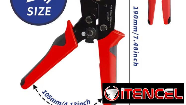 Pinza para trabajos de electricidad de su moto calidad ante un corto o falso contacto ver fotos. Encriptadora para termi