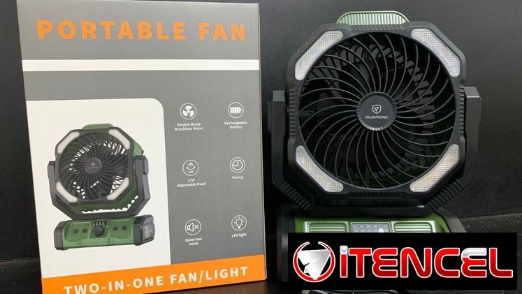 Ventilador recargable VALDATRONIC