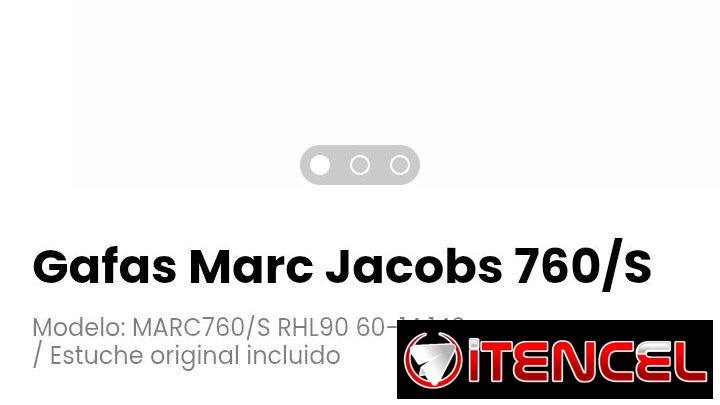Gafas Marc Jacobs. Estuche original incluido. Originales para hombre y mujer