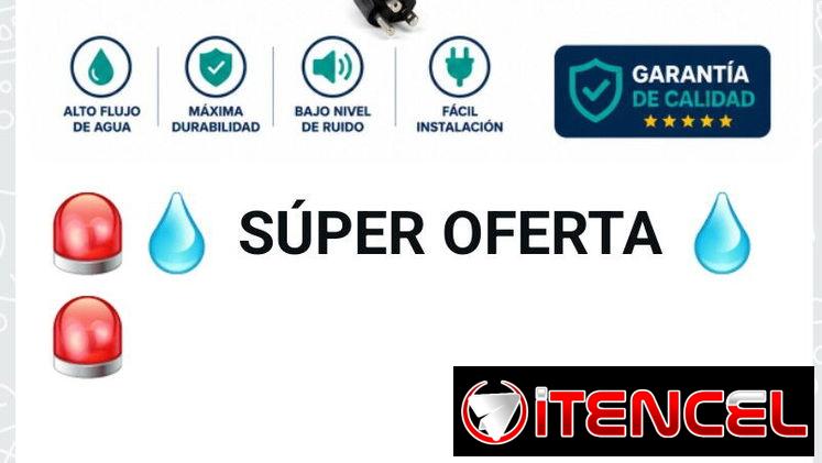 Presurizador +Bomba de agua Autosebante