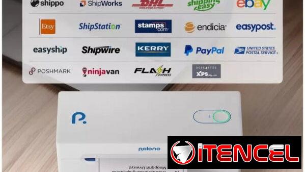 Impresora de etiquetas Polono-Bluetooth y USB-Térmica-Nueva