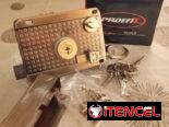 🔒Yale Anticopia,  cerradura con cilindro de Bronce y juego de 5 llaves de cuatro caras. Alta calidad y seguridad.