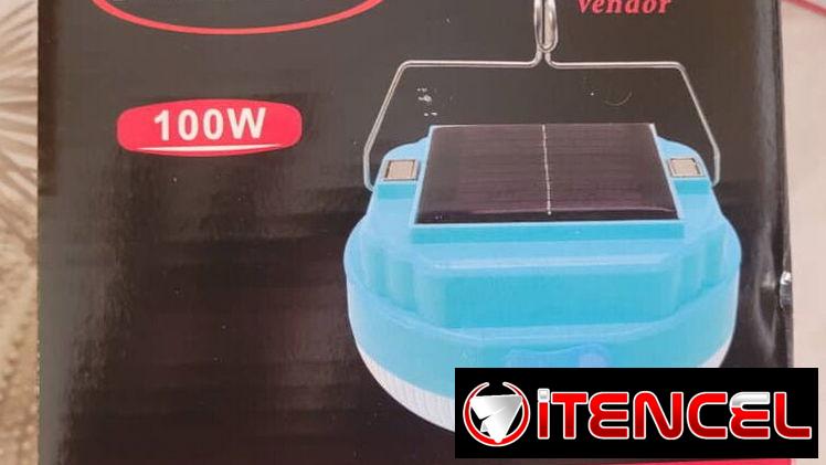 💡 LÁMPARAS RECARGABLES 100 W  CON 3 NIVELES DE ILUMINACIÓN 💡  🔆LUZ BLANCA  🔋BATERÍAS DE LITIO ‼️AUTONOMÍA  6 a 8 H