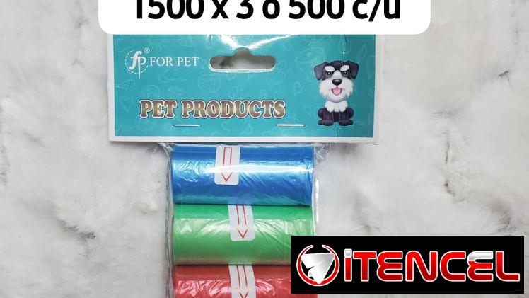 Estuches y bolsas de desechos para perros