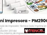 Mini Impresora – PM290C. Método de impresión: Térmica (solo imprime en negro)