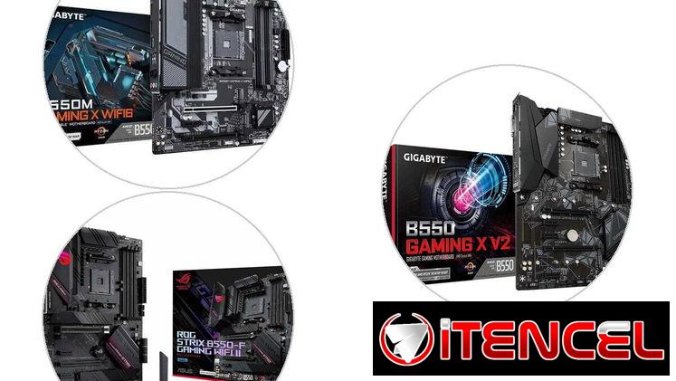 SELLADAS 📢 Board AMD B550 – Gigabyte Gaming X 6, Gigabyte Gaming X V2, Asus ROG Strix