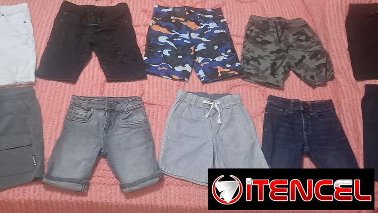 Pullovers, shores y bermudas para niños.