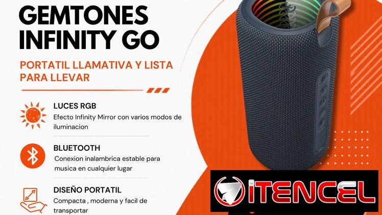Speck Gemtones Infinity Go Bocina Bluetooth con Luces RGB | Speaker Portátil en La Habana