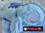 muñecos d stitch de 45 cm con colcha