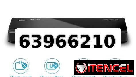 Hub o Regleta USB con 7 puertos y fuente de alimentación externa