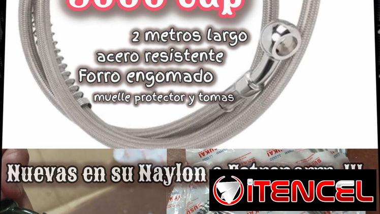 MANGUERAS TRASERAS DE FRENO ENGOMADAS Y REFORZADAS DE 2M NUEVAS A ESTRENAR