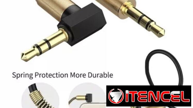 Cable auxiliar 3.5 a 3.5 mm, reforzado, ideal para instalaciones de audio en su auto. Nuevos…