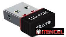 52419568. Adaptador USB Wifi Ele-gate. 150mbps. Nuevos sin estrenar. Mensajería por un precio adicional.