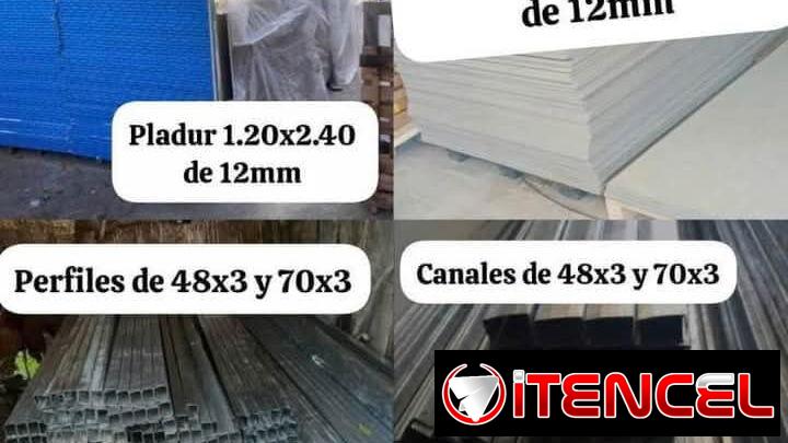 Perfiles, canales, pladur, pleysem,cinta, masilla y mucho mas