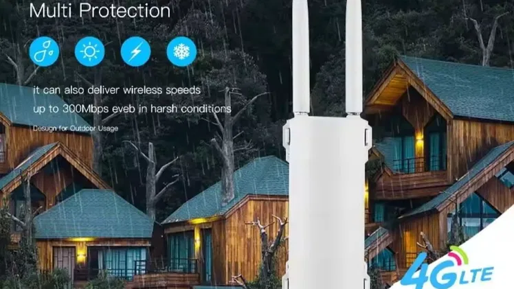 Router exterior KuWfi 4G LTE alta potencia