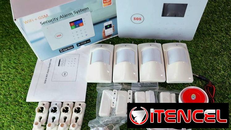 Sistema de Alarma Inteligente para Casa  WiFi + GSM (Tuya Smart): Protección Total y Control desde su Celular