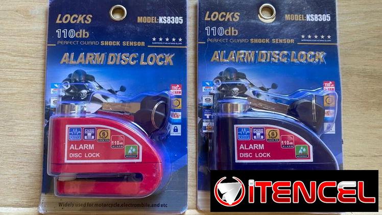 Candado de Disco con Alarma para Motos, Bicicletas y Patinetas Eléctricas 16 USD (Pregunte que aceptamos transferencia)