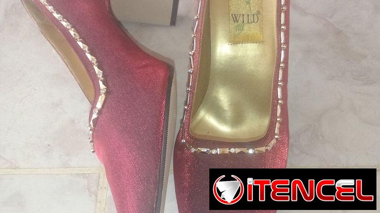 Zapatos de tacón rojos – Talla 41