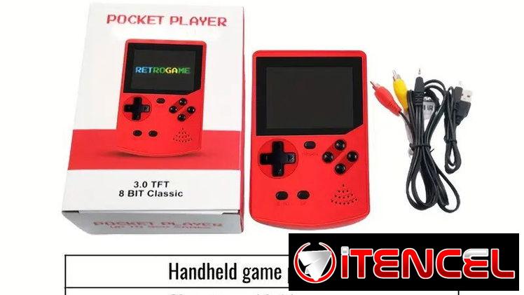 🕹 Consola Retro Portátil – Diversión Clásica en Cualquier Lugar