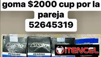 Rodamientos New  6201 2RS, 6202 2RS, 6300 2RS y 6301 2RS