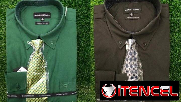 Ropa para hombres y estos pantalones de vestir y camisas con corbatas. Escribe al 56249037