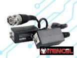 Video balun , conectores alimentacióna,cámaras ,fuentes 12v,dvr,alarmas