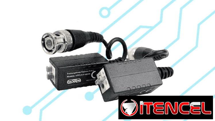 Video balun , conectores alimentacióna,cámaras ,fuentes 12v,dvr,alarmas