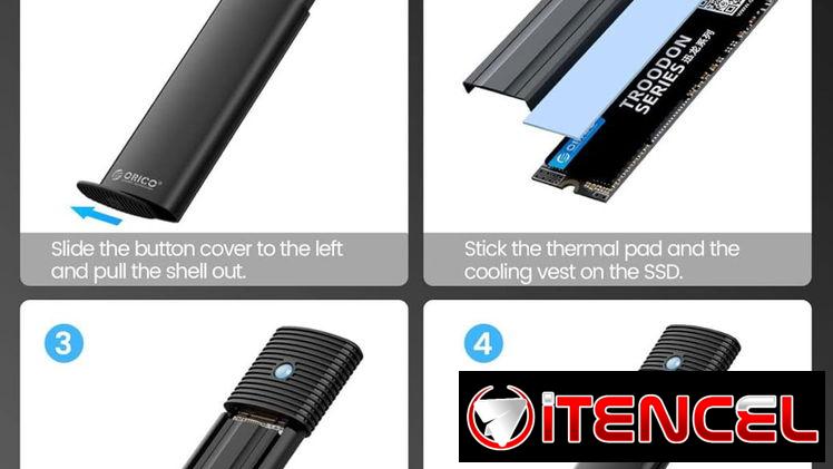 🧰 Carcasa NVMe/SATA M.2 Orico – Alta Velocidad
