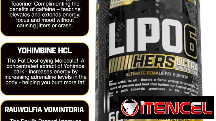 🛒✔ Quemador de Grasa de Mujer Lipo 6 Hers precio 25$