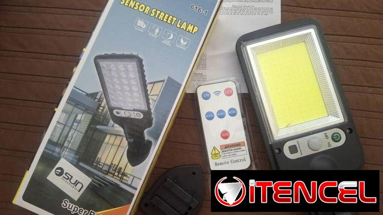 🔆Lámpara Solar de Pared Exterior con Sensor de Movimiento. 50W