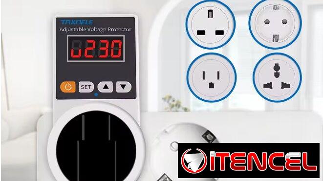 Protector de alto y bajo voltaje para refrigerador, aires acondicionados y otros 110v y 220v leer dentro
