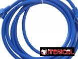 Cable de Red UTP CAT 6 RJ45 de 3 Metros Marca EXCEL Color Azul Nuevo Sellado en 2500 CUP