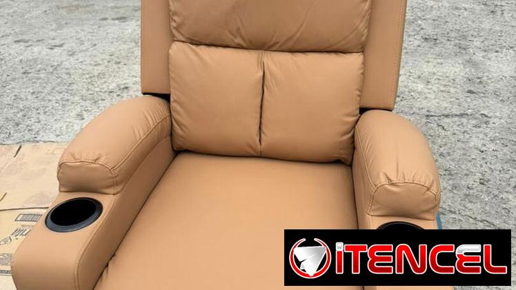 Sillon reclinable de cuerina. Mensajería por costo adicional