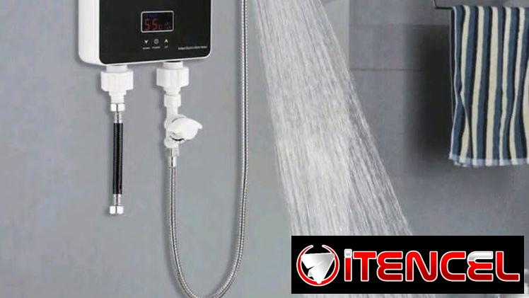 ♨️💦 CALENTADOR ELÉCTRICO – Agua caliente al instante 💦♨️ Confort y seguridad para tu hogar con control digital de temp