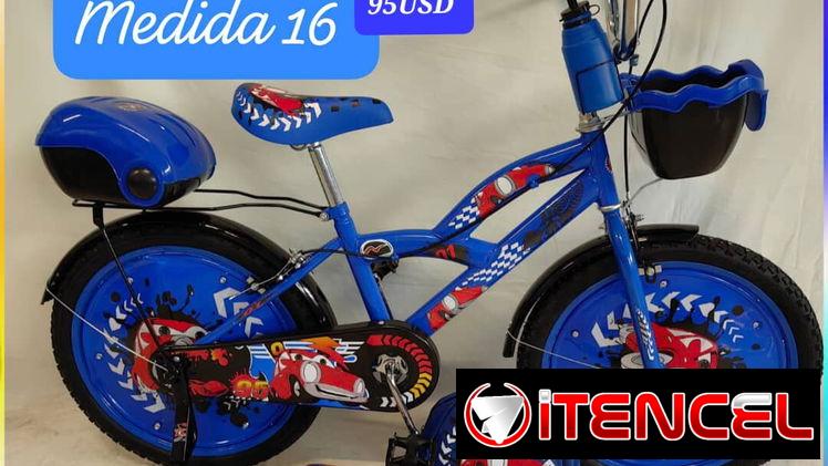 Bicicleta d niño medida 16
