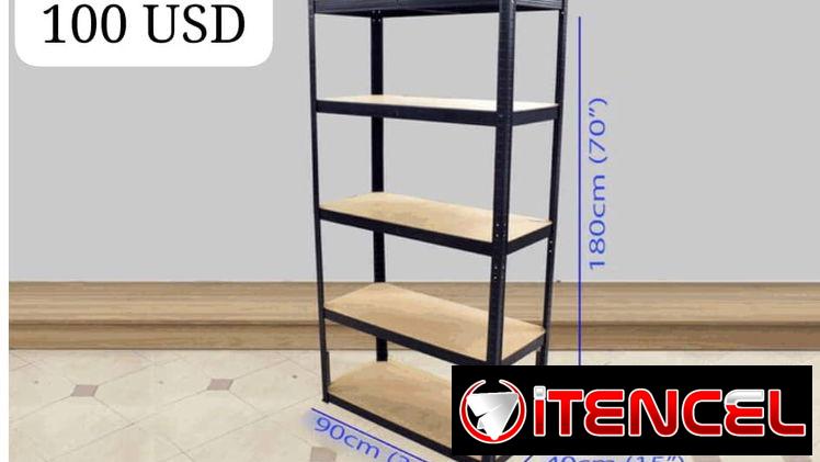 Estante metálico de 5 niveles 100 USD