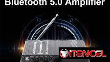mini amplificador de audio estéreo HiFi de 2.0 canales con Bluetooth 5.0.