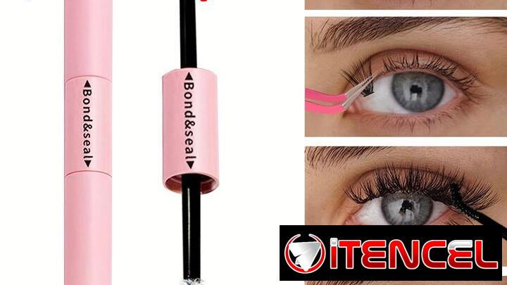 Sellador Profesional para Pestañas Postizas de Doble Punta – Adhesivo Negro de Larga Duración e Impermeable $1440