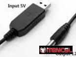 🔌⚡ CABLE ELEVADOR USB 5V a 12V – RESPALDO PARA ROUTER Y MÁS 🔋📡