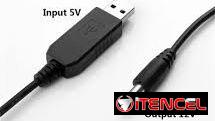 🔌⚡ CABLE ELEVADOR USB 5V a 12V – RESPALDO PARA ROUTER Y MÁS 🔋📡