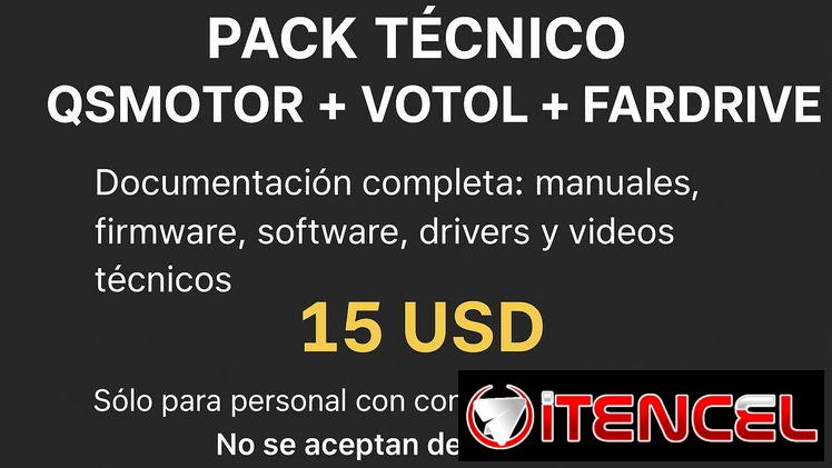 📦 Pack Técnico QSMOTOR + VOTOL + FARDRIVE