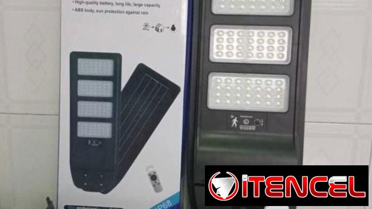 Lámpara solar recargable 1000W tipo reflector