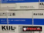 Split 1t nuevo en su caja con tuberías de cobre