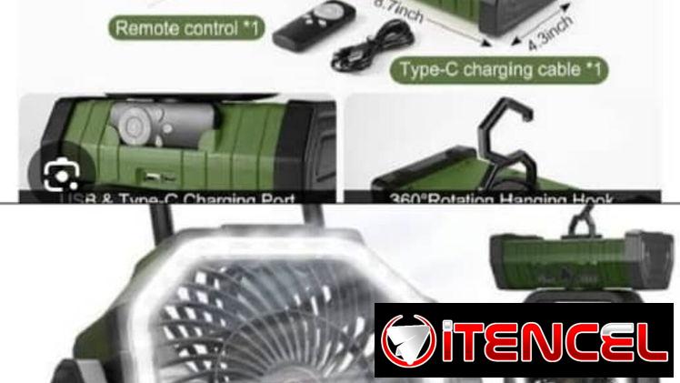 Ventilador recargable F6