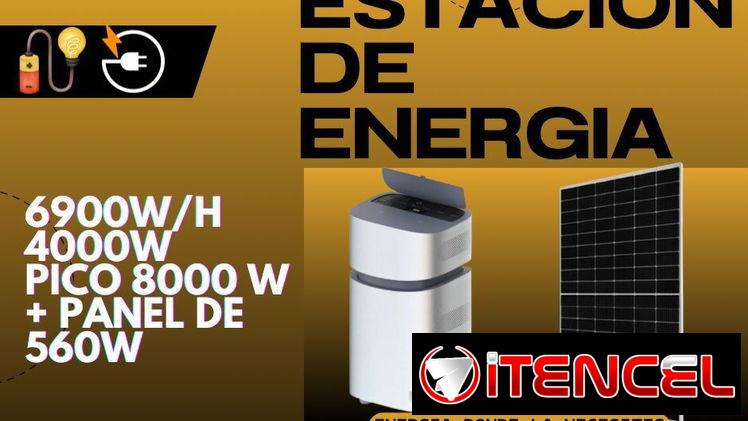 Estación de energía Mango de 8000w con panel solar de 560w