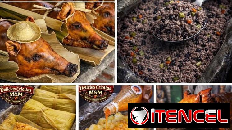Comida Criolla (cerdo asado) delicias criollas M&M
