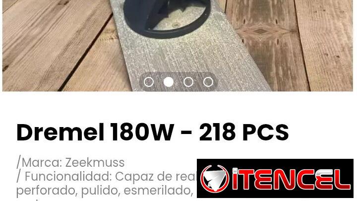 Dremel 180W – 218 PCS. Marca: Zeekmuss